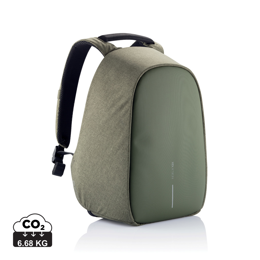Sac à dos antivol rPET promotionnel - Bobby Hero Vert / Noir
